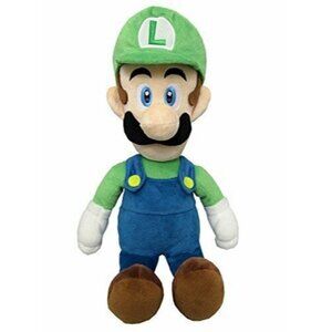 Super Mario Luigi 38cm New Plush Soft Stuffed Anime Toys